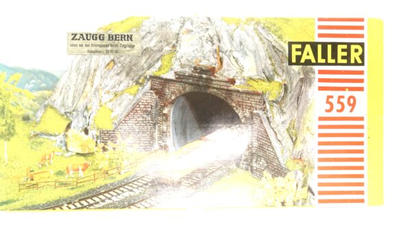 Faller 559 H0 Tunnelportal 2-gleisig mit Stützmauern Bausatz ⧉
