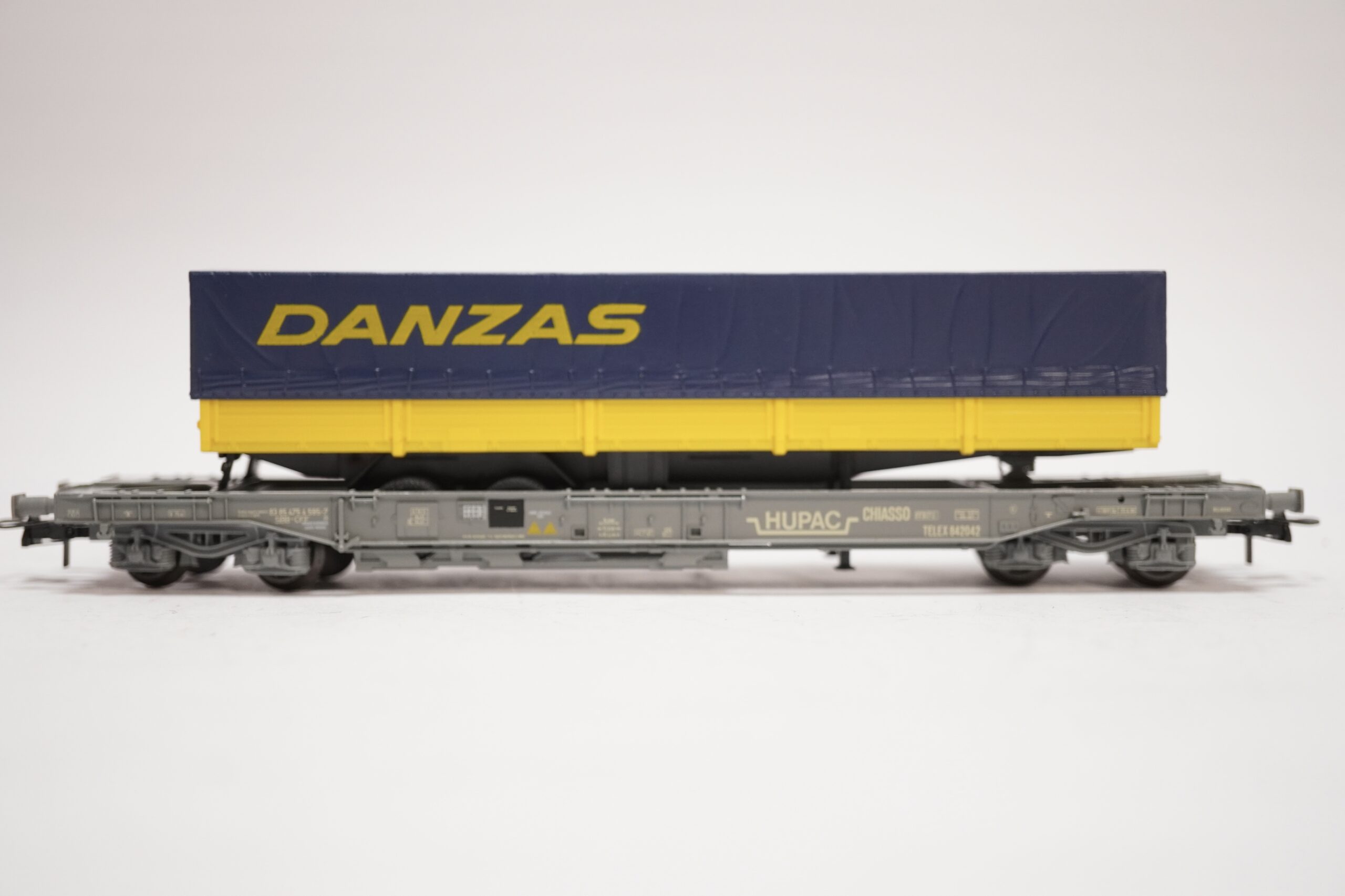 Roco 44311F Spur H0 SBB Hupac Wagen Danzas 4 Roco 44311F Spur H0 SBB Hupac Wagen Danzas – Bild 4