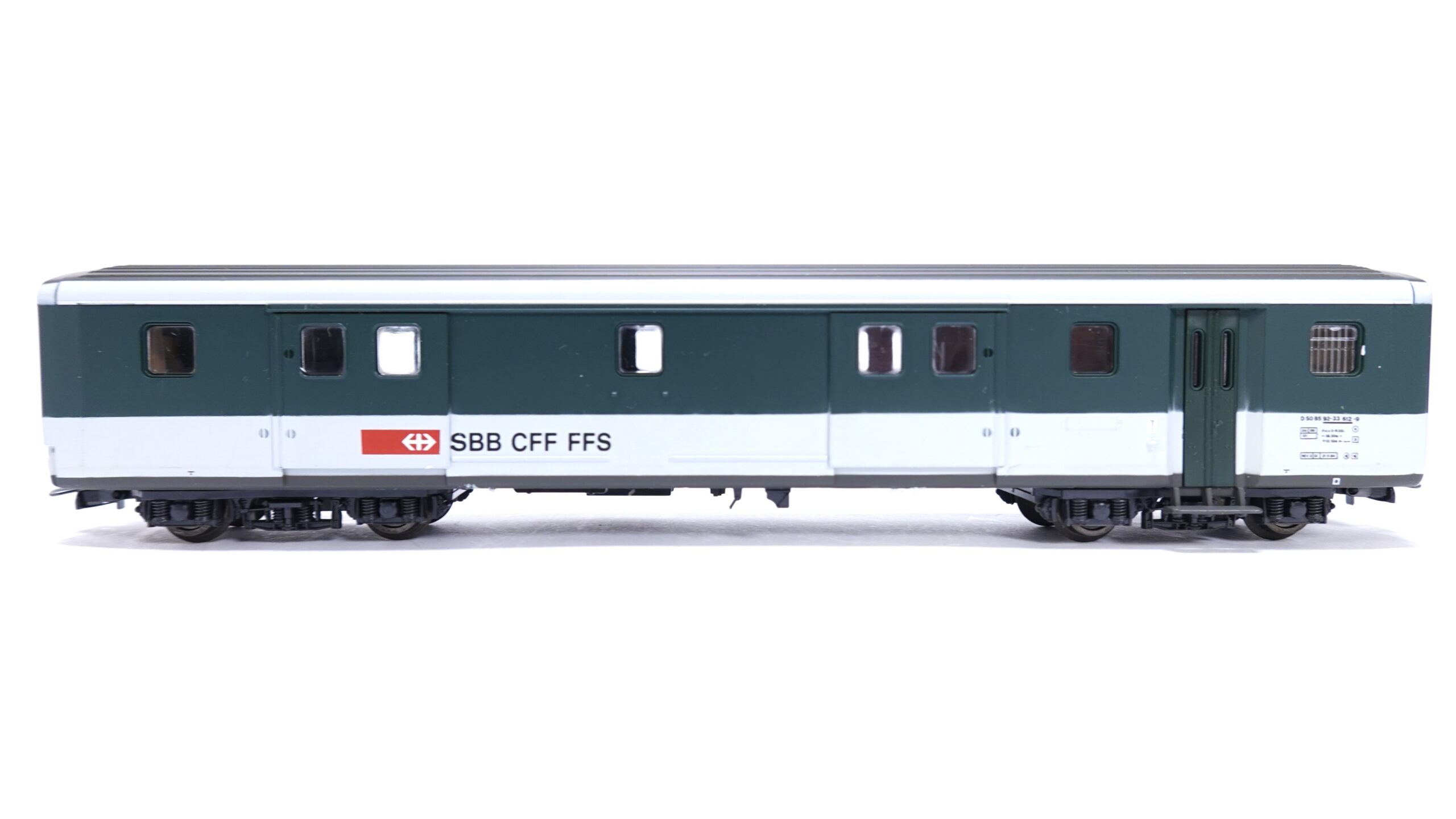 Roco 44334 H0 SBB EW II Gepäckwagen Grün/Grau | A2154 3 Roco 44334 H0 SBB EW II Gepäckwagen Grün/Grau | A2154 – Bild 3