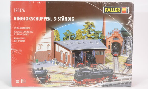 Faller 1201769 Spur H0 Ringlokschuppen, 3-ständig Evinka Shop