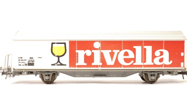 Roco 4341G H0 SBB Güterwagen Hbis rivella
