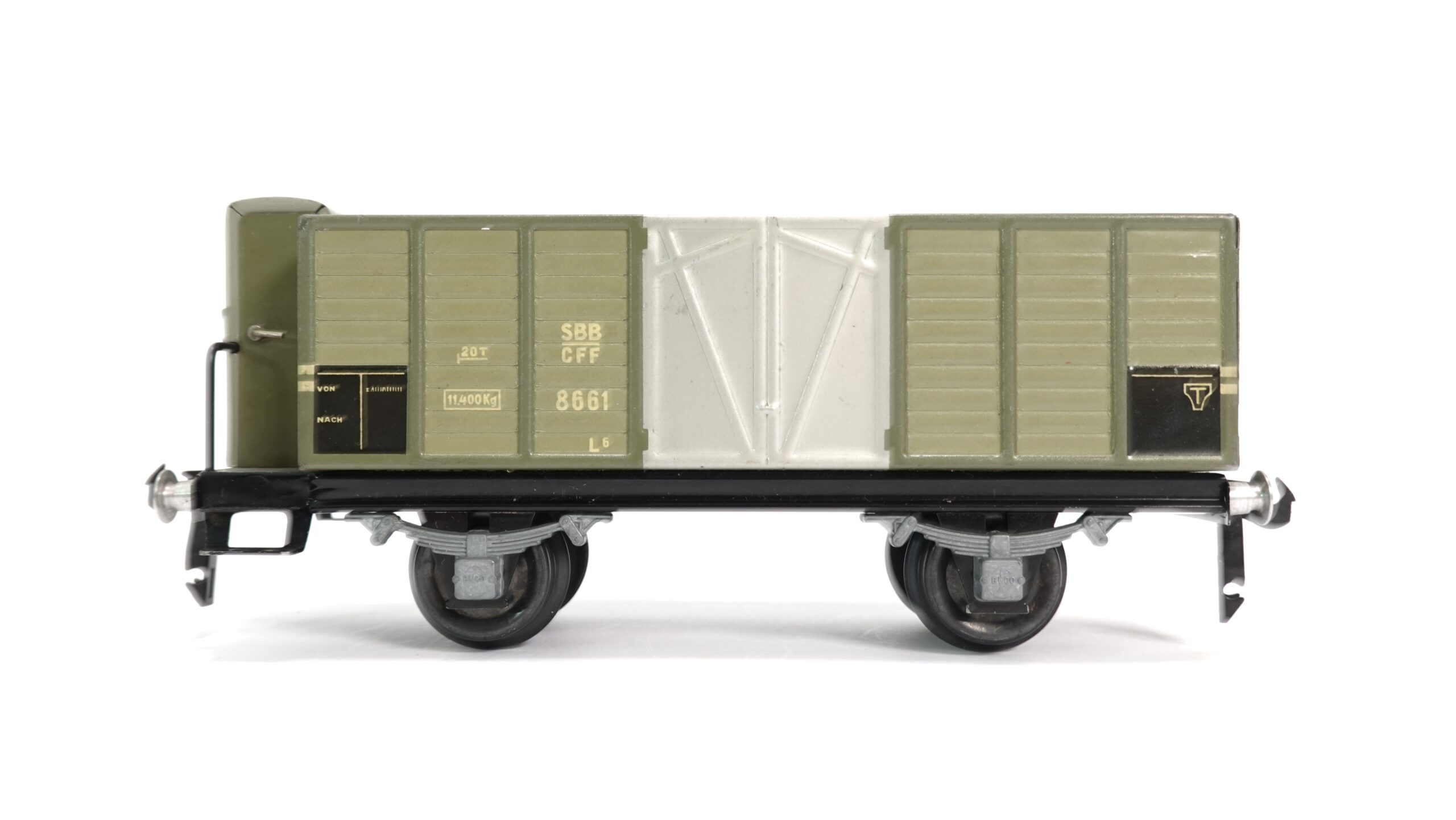 Buco 8661 0 SBB Hochbordwagen L6 grau 1 Buco 8661 0 SBB Hochbordwagen L6 grau