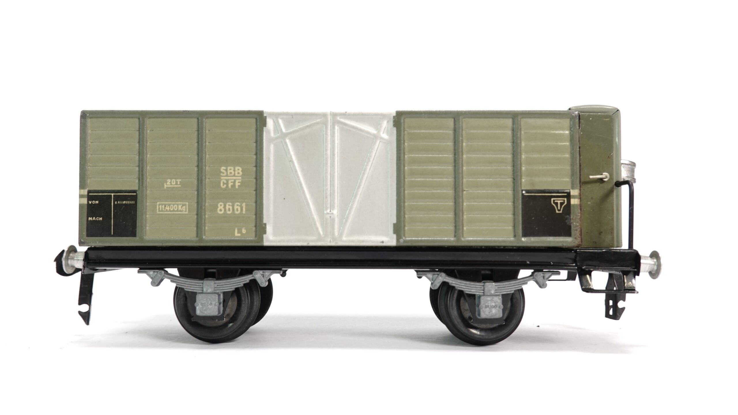 Buco 8661 0 SBB Hochbordwagen L6 grau 2 Buco 8661 0 SBB Hochbordwagen L6 grau – Bild 2