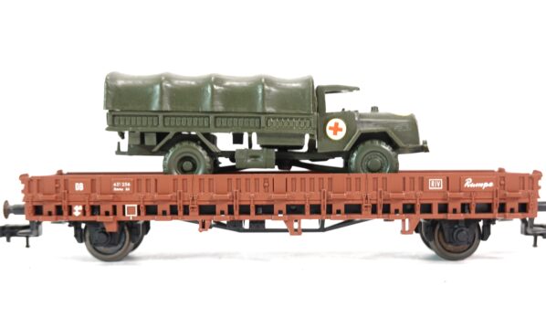 Fleischmann 5222 DB H0 Rungenwagen Rotes Kreuz | 871