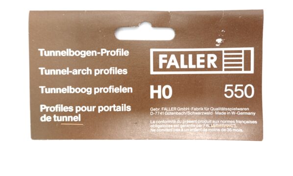 Faller 550 H0 Tunnelbogen-Profile