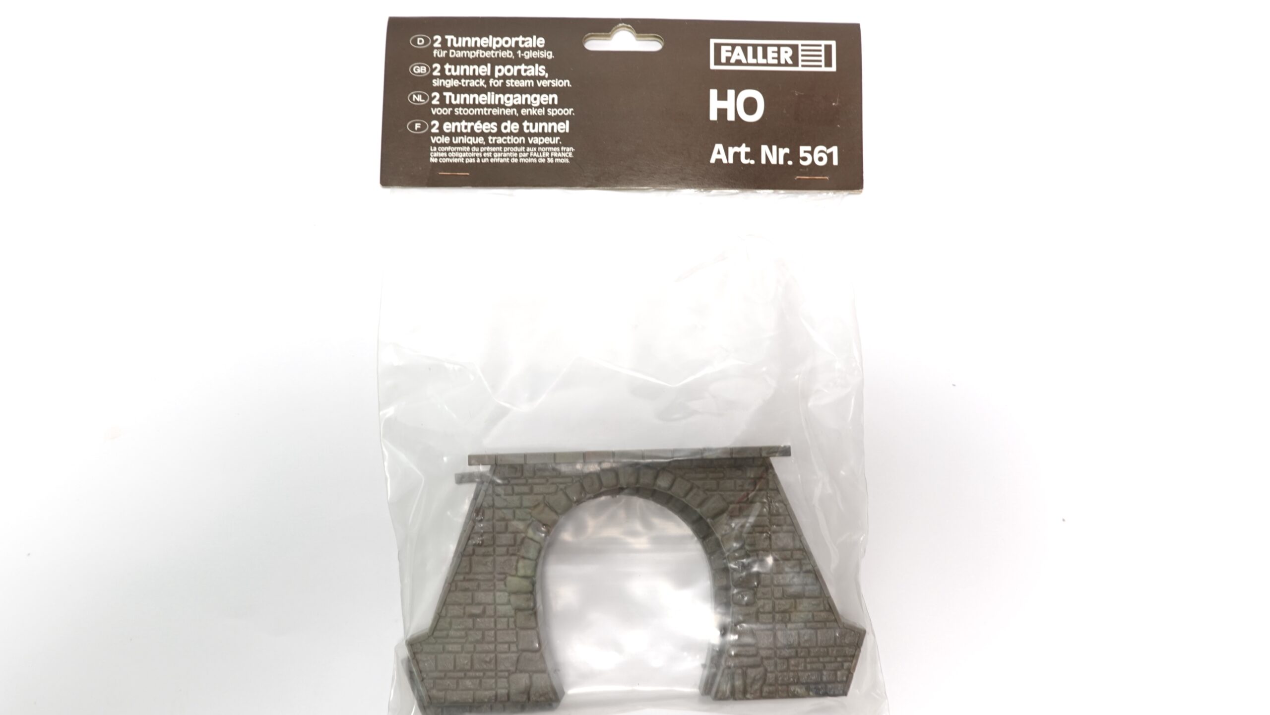 Faller 561 H0 Tunnelportale für Dampfbetrieb 3 Faller 561 H0 Tunnelportale für Dampfbetrieb – Bild 3