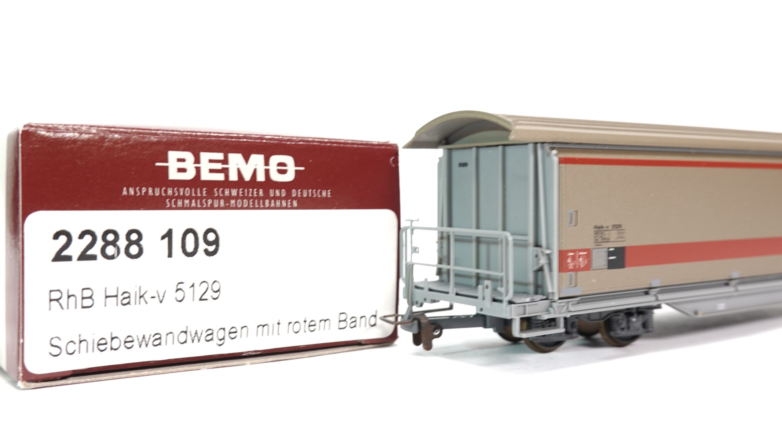 Bemo 2288 109 H0m RhB Schiebewandwagen 5129 2 Bemo 2288 109 H0m RhB Schiebewandwagen 5129 – Bild 2