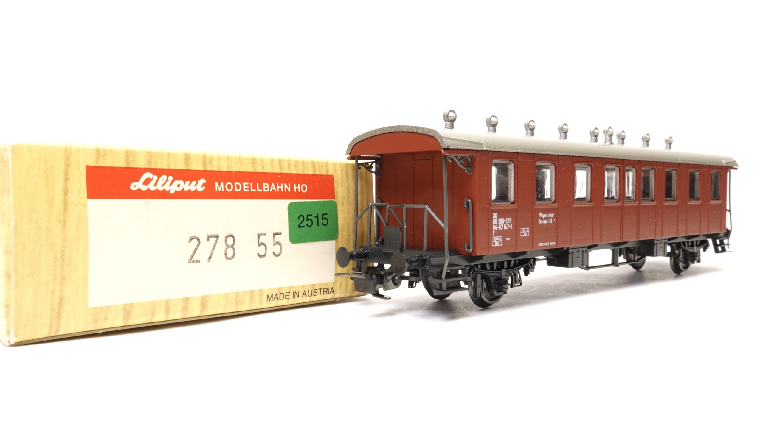 Liliput 27855 H0 SBB Werkzeugwagen | 2515 2 Liliput 27855 H0 SBB Werkzeugwagen | 2515 – Bild 2