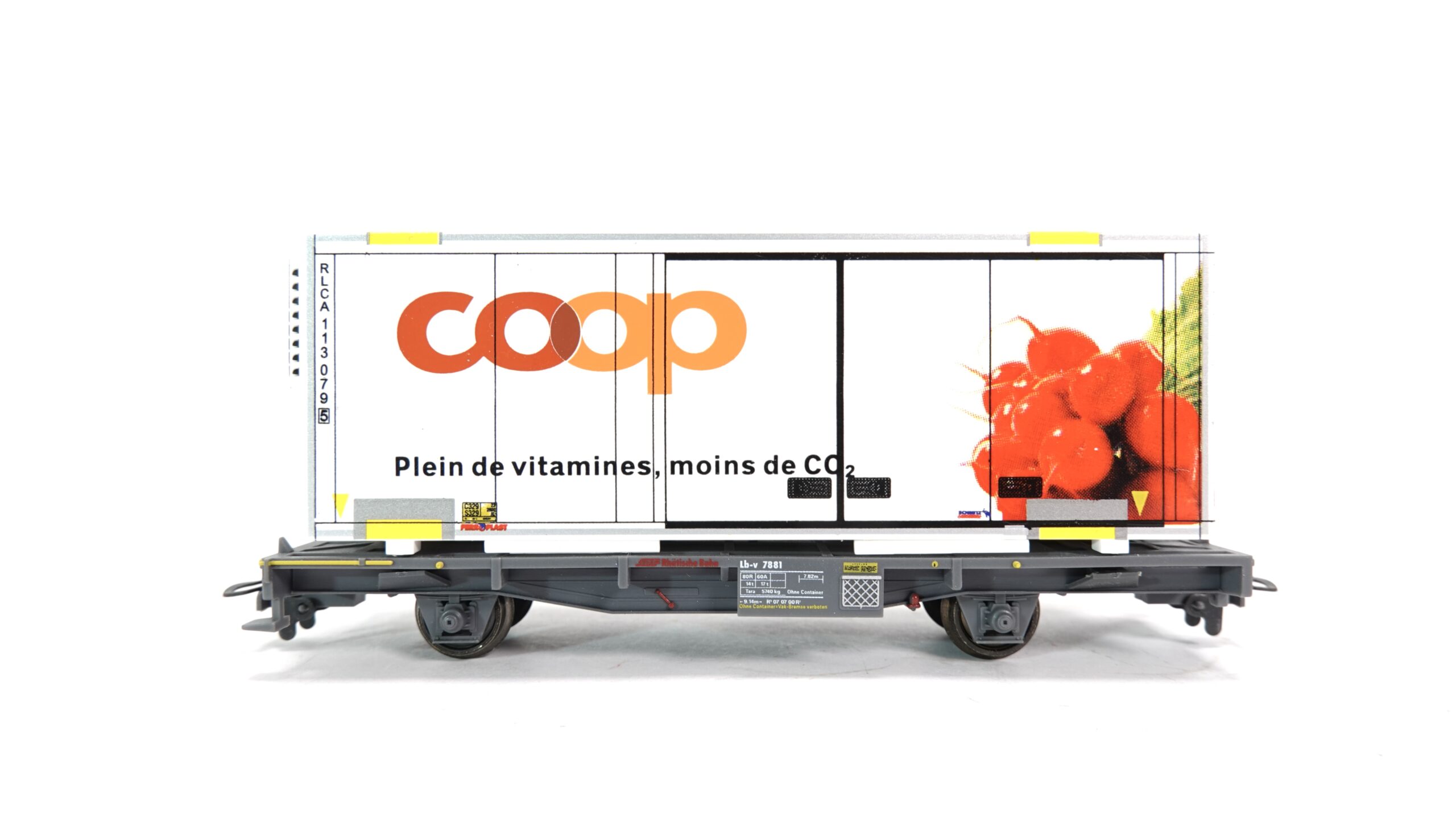 Bemo 2256-1 H0m RhB Container Radieschen 8 Bemo 2256-1 H0m RhB Container Radieschen – Bild 8