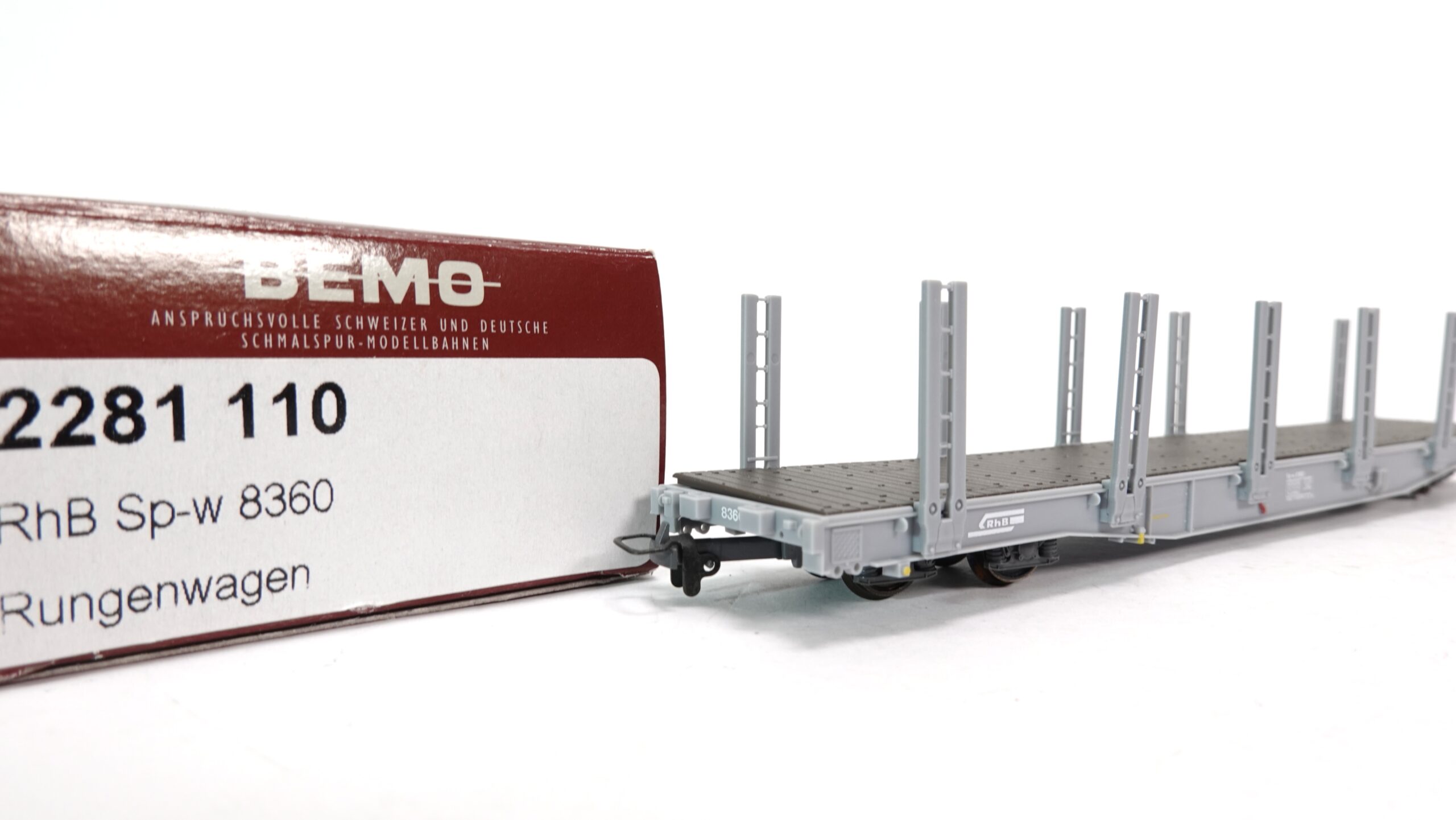 Bemo 2281 110 H0m RhB Rungenwagen 8360 2 Bemo 2281 110 H0m RhB Rungenwagen 8360 – Bild 2