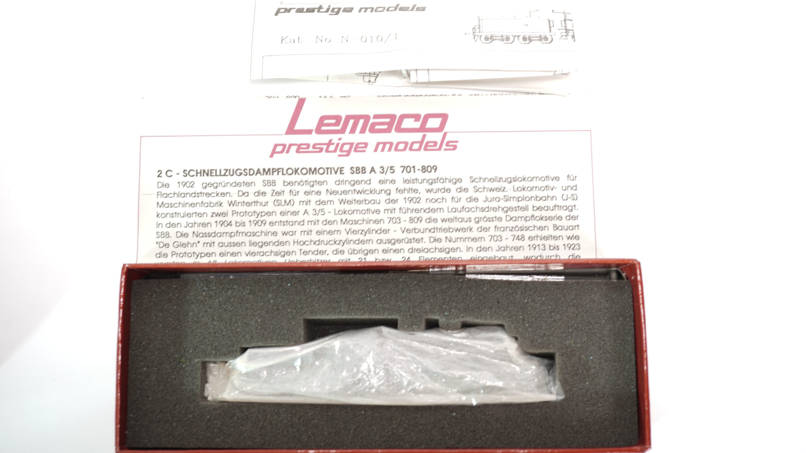 Lemaco N-10 SBB Dampflok A 3/5 703 11 Lemaco N-10 SBB Dampflok A 3/5 703 – Bild 11