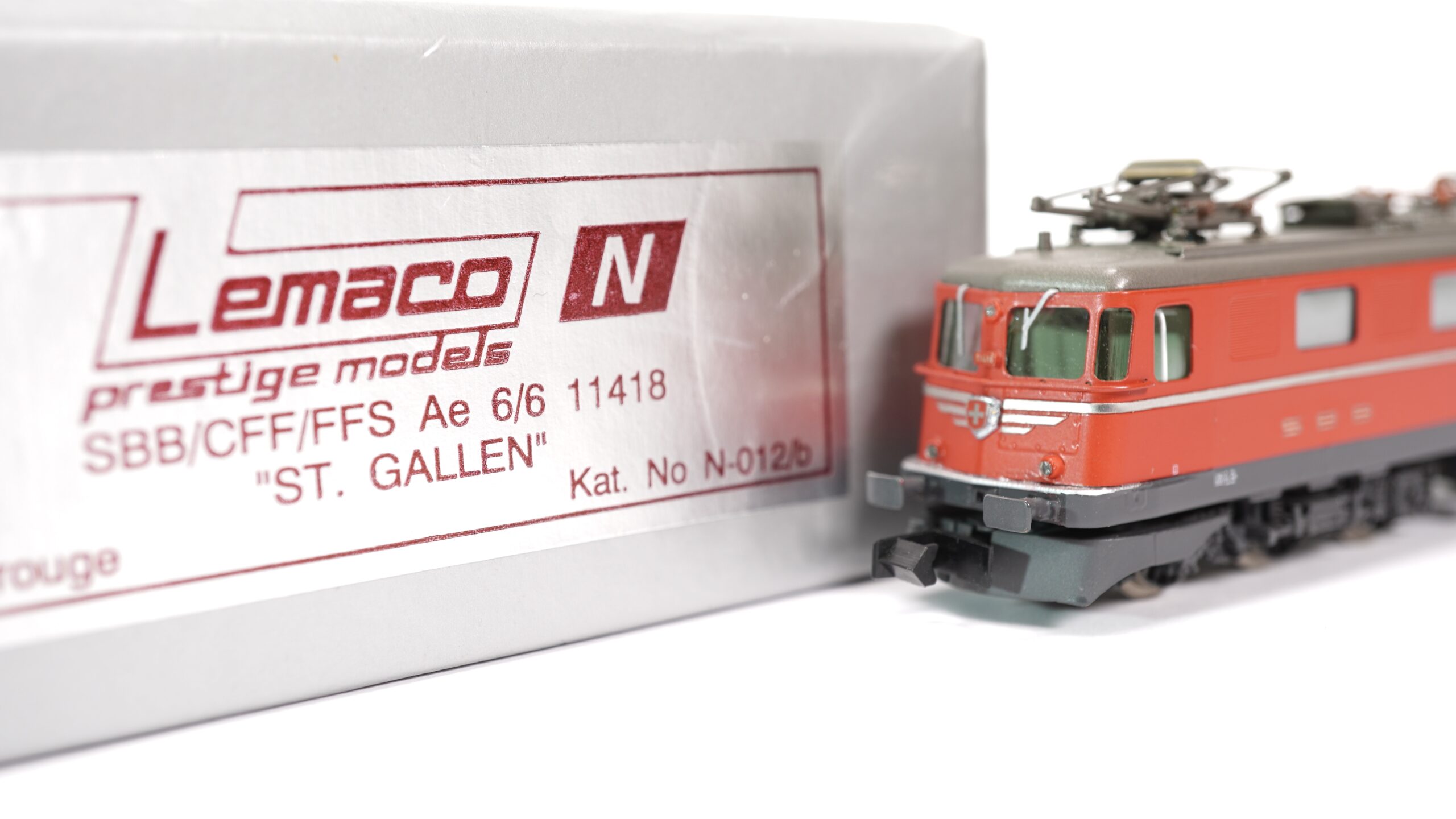 Lemaco N-012/b SBB Ae 6/6 rot 11418 St. Gallen 11 Lemaco N-012/b SBB Ae 6/6 rot 11418 St. Gallen – Bild 11