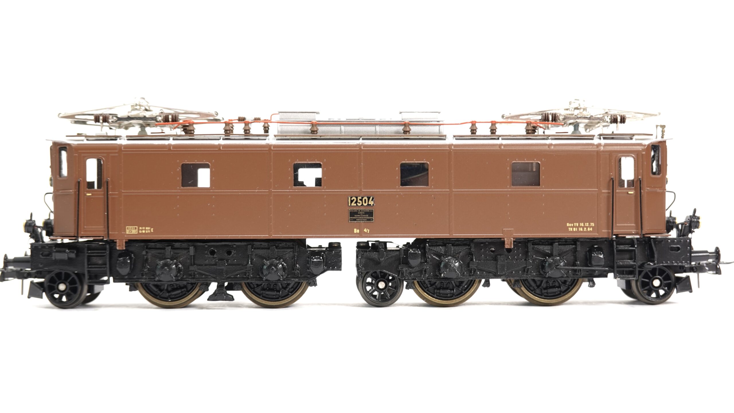 mtr / morep 14D2 H0 SBB Be 4/7 12504 braun digi 1 Mtr / Morep 14D2 H0 SBB Be 4/7 12504 braun digi