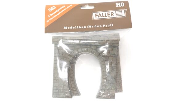Faller 563 zwei Tunnelportale 1-gleisig