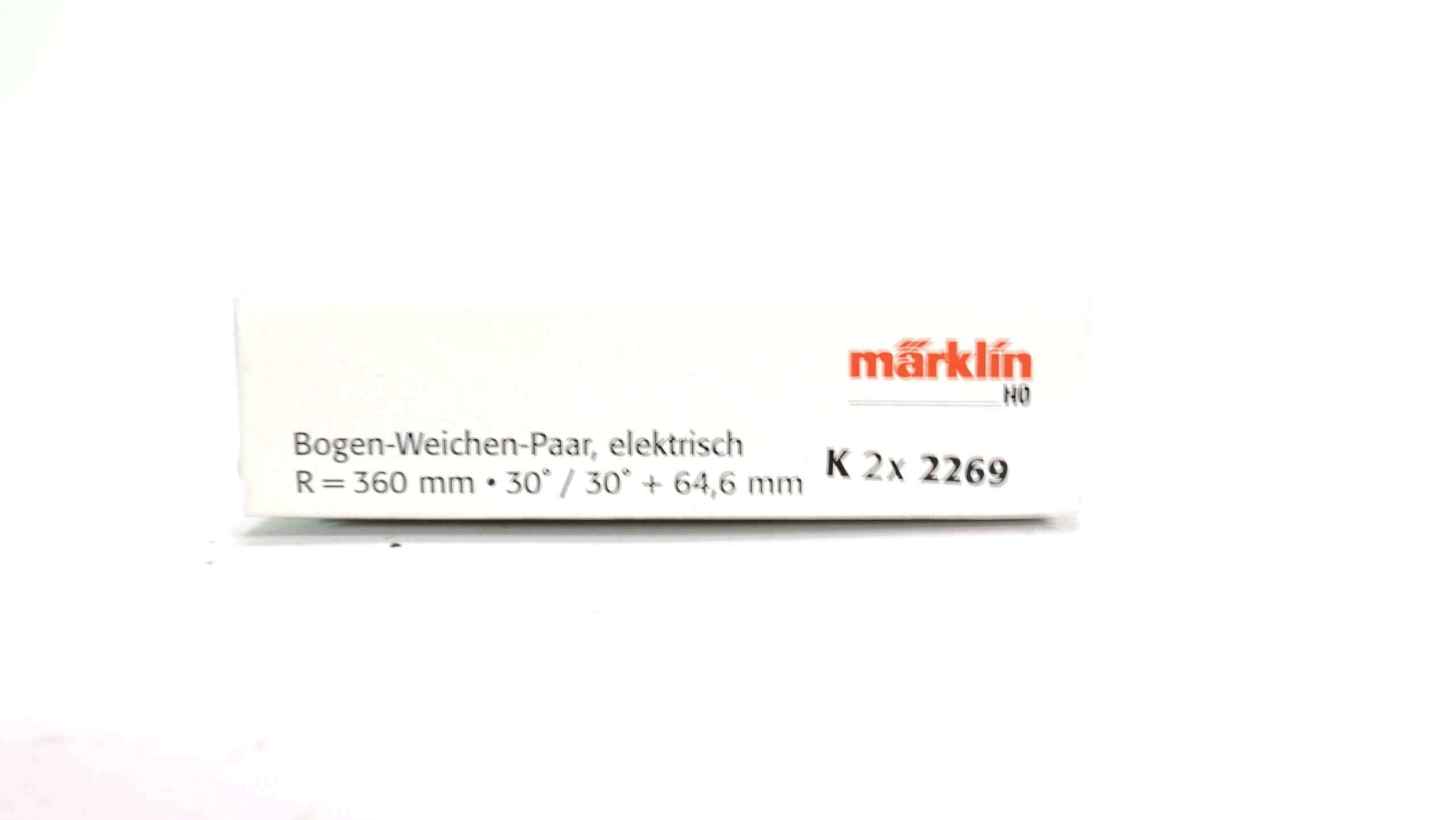 Märklin 2269 H0 Bogenweichen K-Gleis 2x rechts 4 Märklin 2269 H0 Bogenweichen K-Gleis 2x rechts – Bild 4