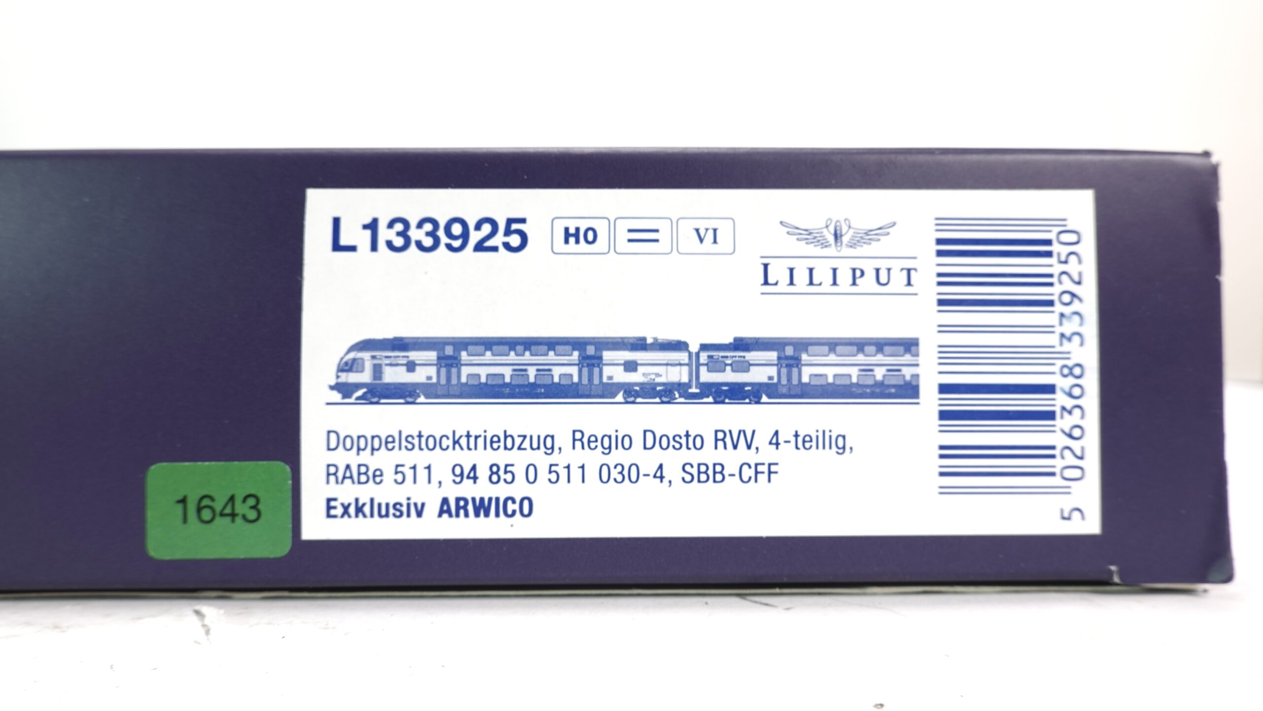 Liliput 133925 H0 SBB Doppelstocktriebzug Regio 4-teilig | 1643 22 Liliput 133925 H0 SBB Doppelstocktriebzug Regio 4-teilig | 1643 – Bild 22