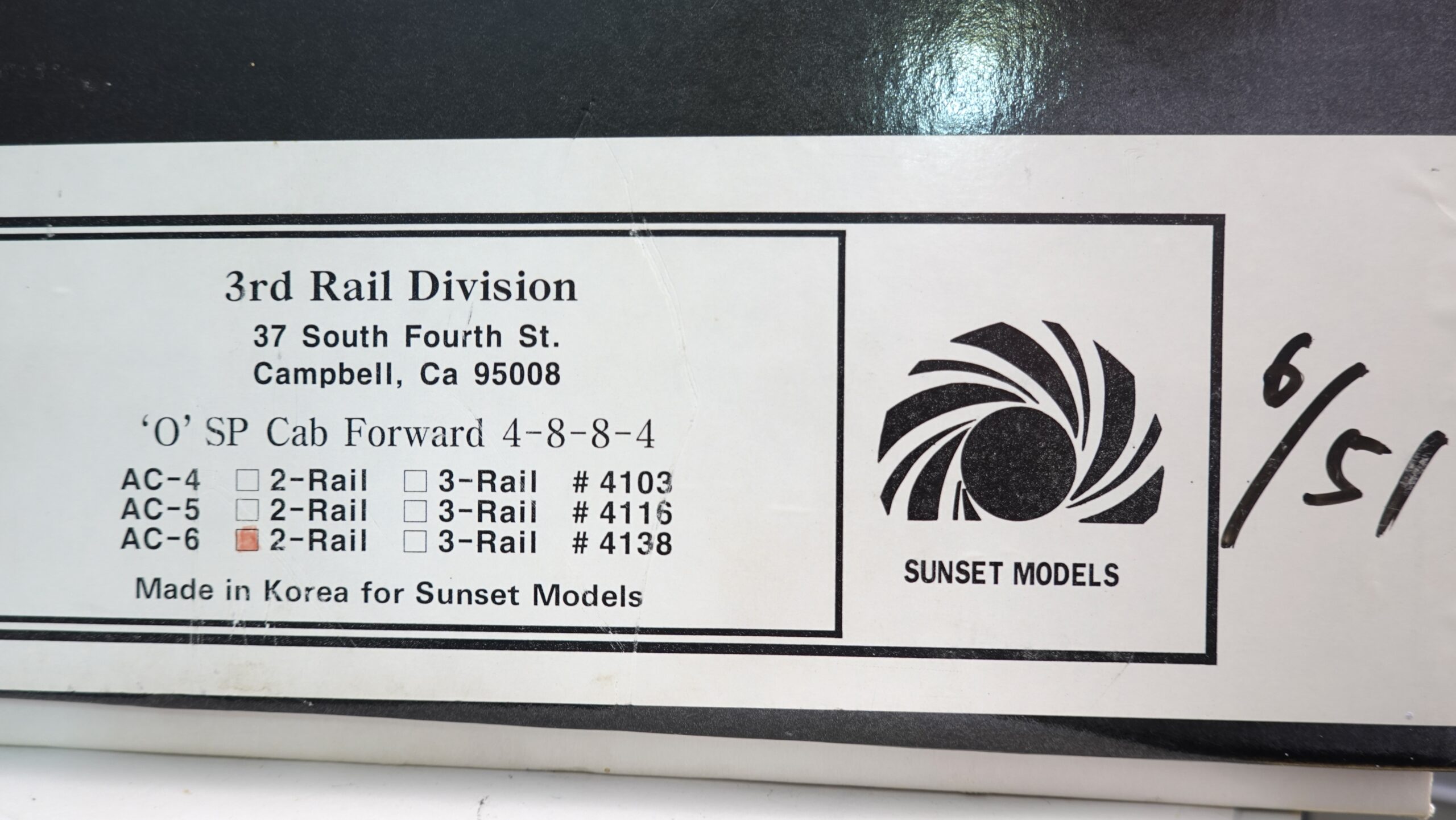 Sunset Models AC-6 0 Southern Pacific Cap Forward 27 Sunset Models AC-6 0 Southern Pacific Cap Forward – Bild 27