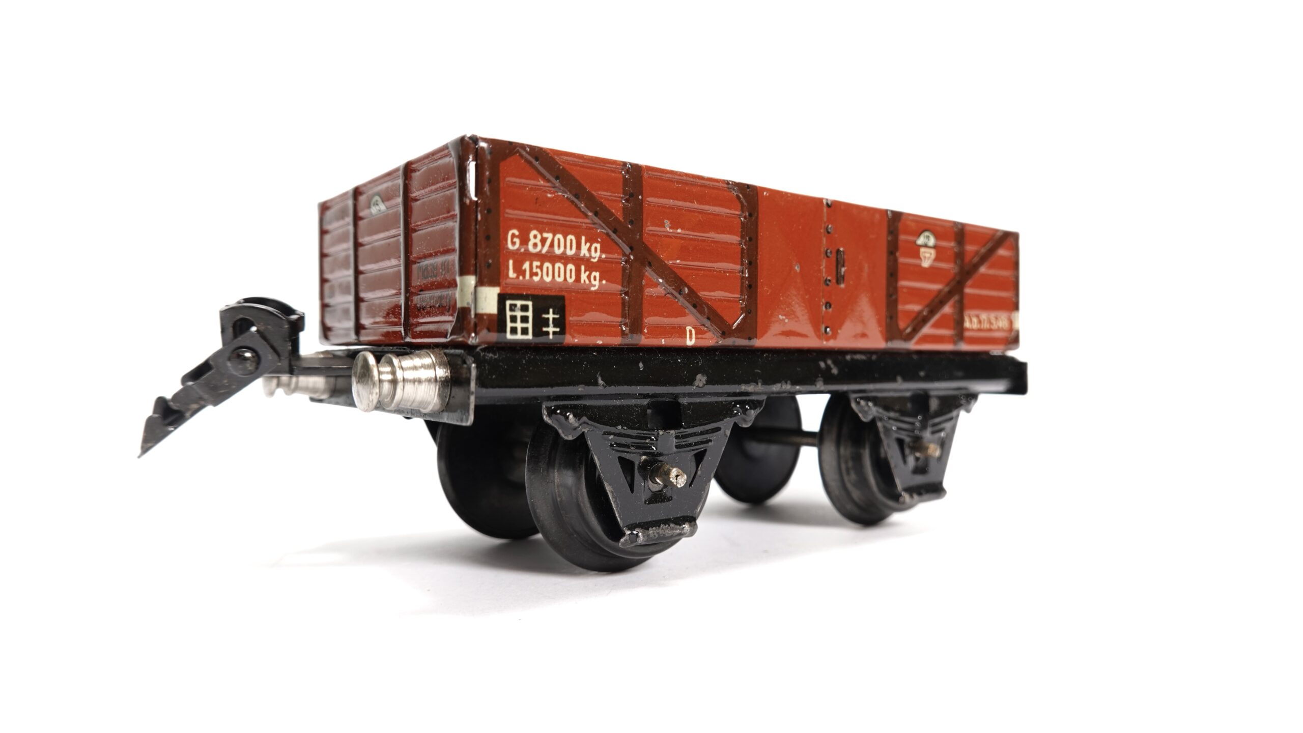 Märklin 1661 0 DRG Hochbordwagen braun 2 Märklin 1661 0 DRG Hochbordwagen braun – Bild 2