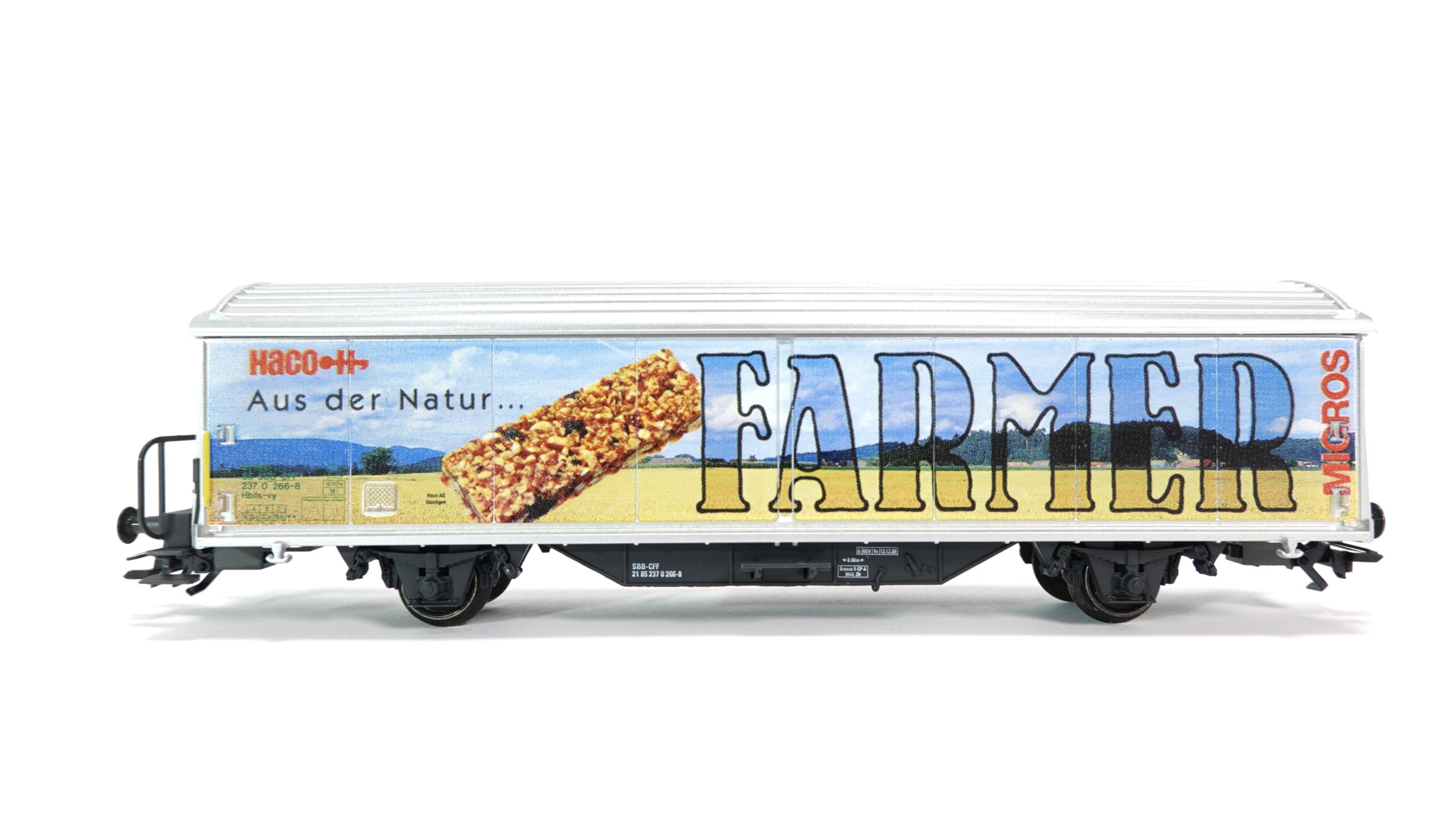 Märklin 84735.4 H0 SBB Güterwagen Farmer Migros 7 Märklin 84735.4 H0 SBB Güterwagen Farmer Migros – Bild 7