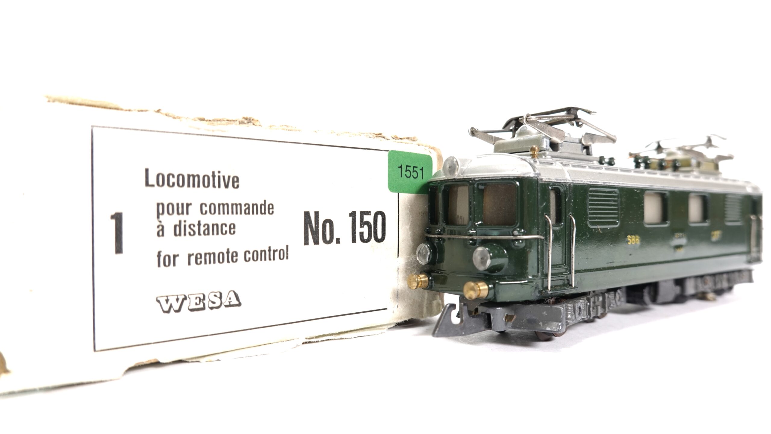 Wesa 150 13mm SBB E-Lok Re 4/4 I | 1551 2 Wesa 150 13mm SBB E-Lok Re 4/4 I | 1551 – Bild 2