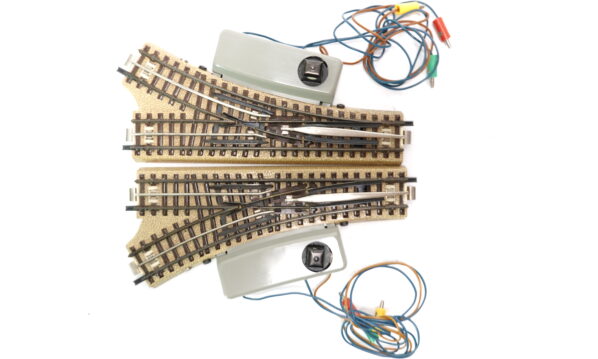 Märklin 5117alt H0 Weichenpaar Raute blau | 1592