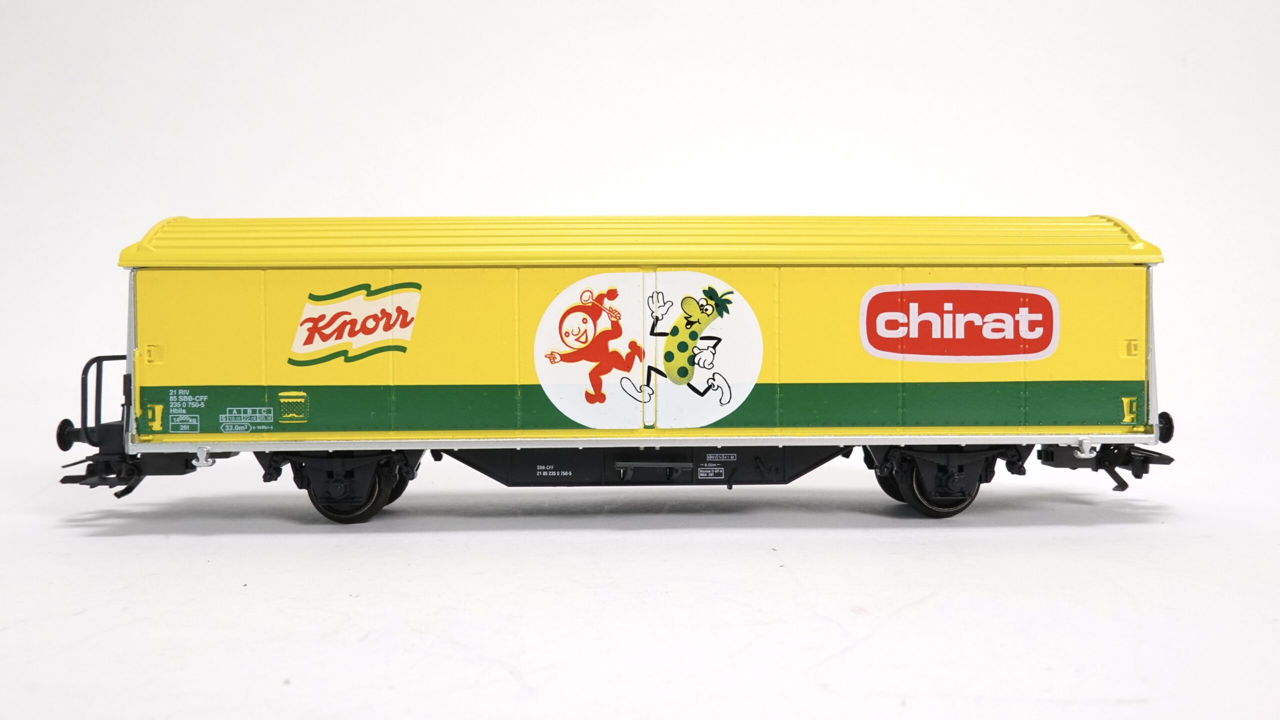 Märklin 4735,933 H0 SBB Güterwagen Hbis Knorr 1 Märklin 4735,933 H0 SBB Güterwagen Hbis Knorr