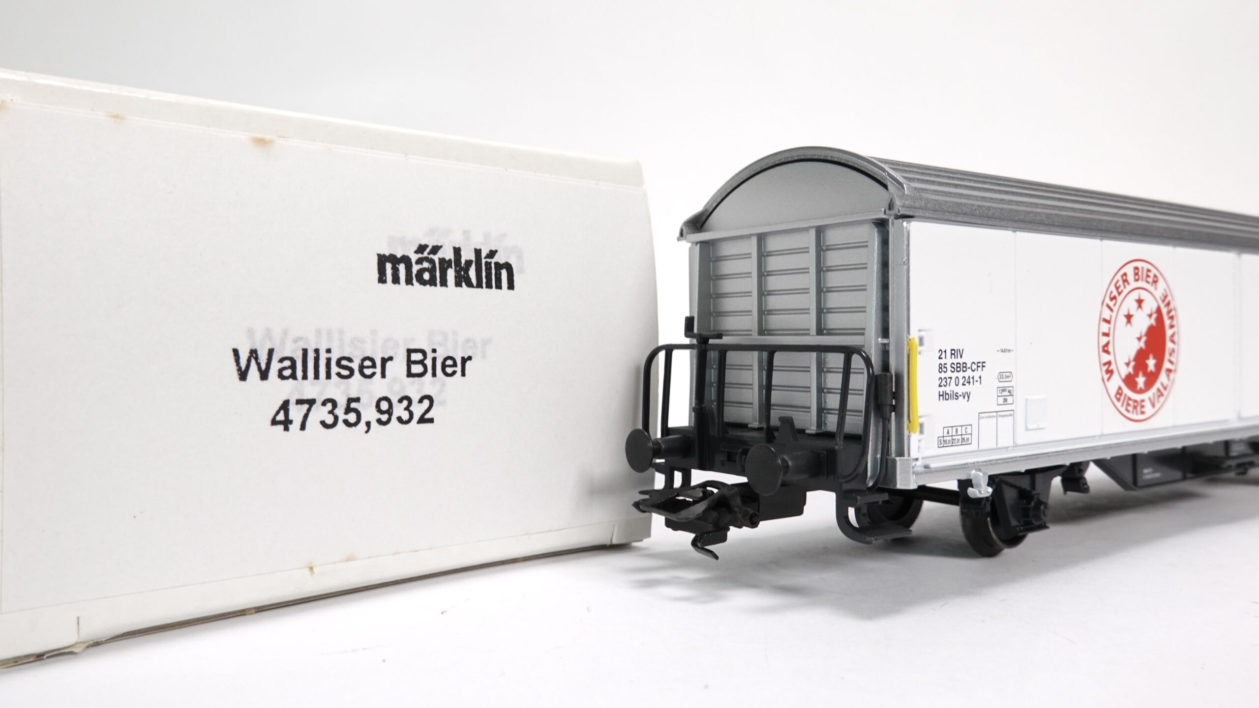 Märklin 4735.932 H0 SBB Güterwagen Hbis Walliser Bier 2 Märklin 4735.932 H0 SBB Güterwagen Hbis Walliser Bier – Bild 2