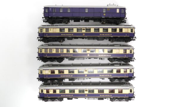 Liliput H0 Rheingold Zug mit fünf Wagen | 1714