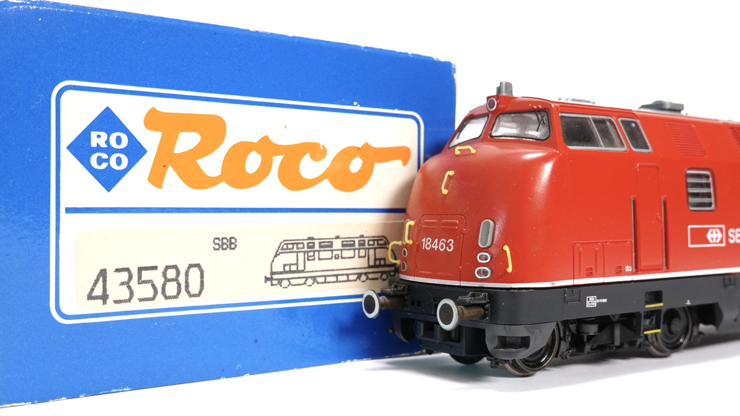 Roco 43580 H0 SBB Am 4/4 rot 18463 | 1736 2 Roco 43580 H0 SBB Am 4/4 rot 18463 | 1736 – Bild 2