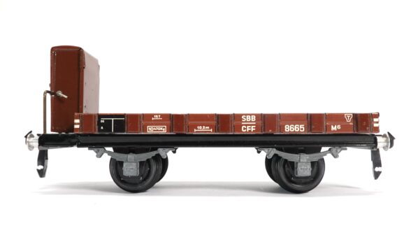 Buco 8665 0 SBB Niederbordwagen M6 braun | 1769