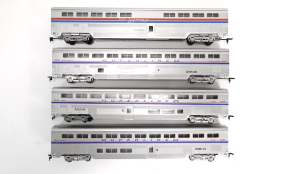 Set Amtrak vier Wagen Superliner | 1775