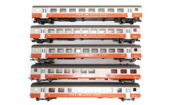 Liliput Set fünf Wagen H0 Swiss Express | 1779