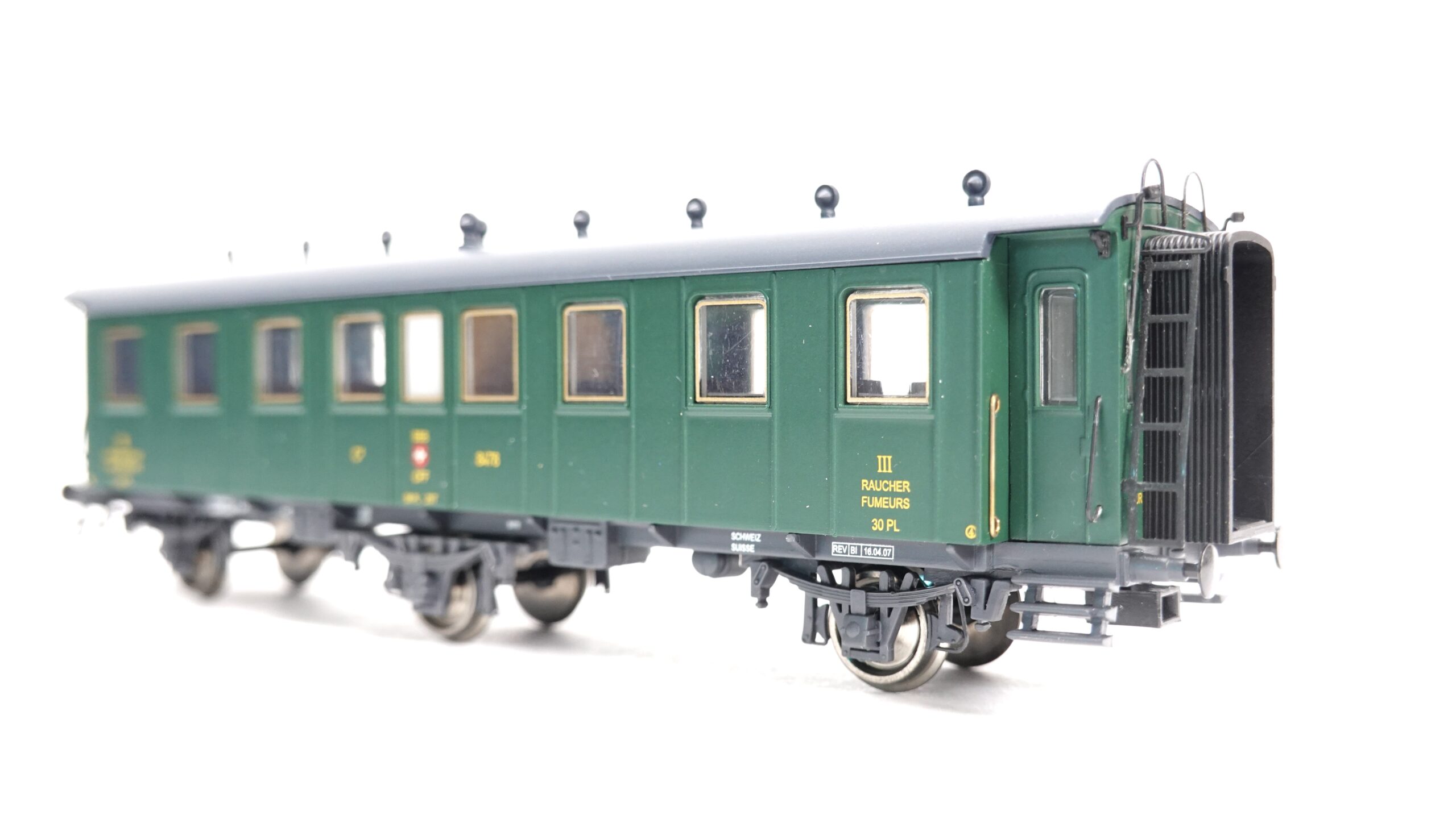 Liliput 334478 H0 SBB СЗü 3-achsig geschl. Plattform | 1866 12 Liliput 334478 H0 SBB СЗü 3-achsig geschl. Plattform | 1866 – Bild 12