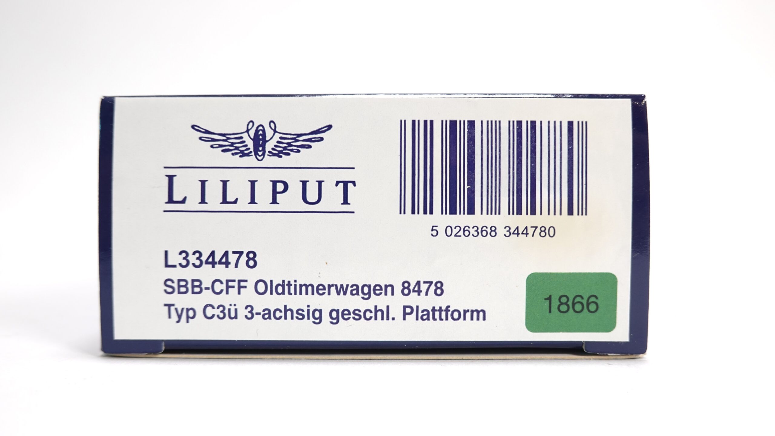 Liliput 334478 H0 SBB СЗü 3-achsig geschl. Plattform | 1866 6 Liliput 334478 H0 SBB СЗü 3-achsig geschl. Plattform | 1866 – Bild 6