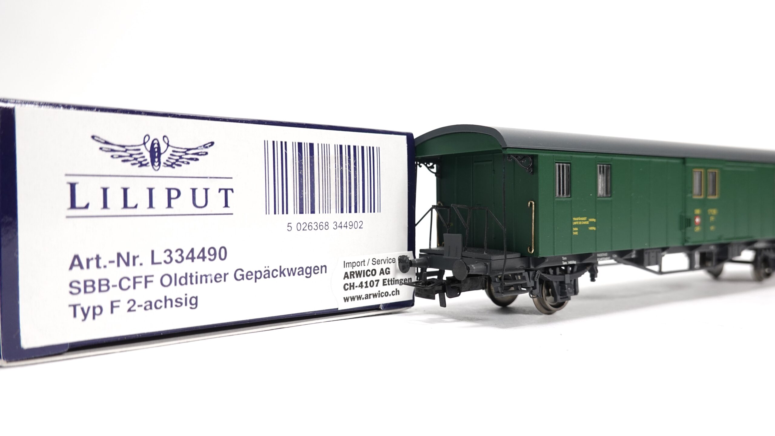 Liliput 33490 H0 SBB Gepäckwagen Typ F 2-achsig | 1867 9 Liliput 33490 H0 SBB Gepäckwagen Typ F 2-achsig | 1867 – Bild 9