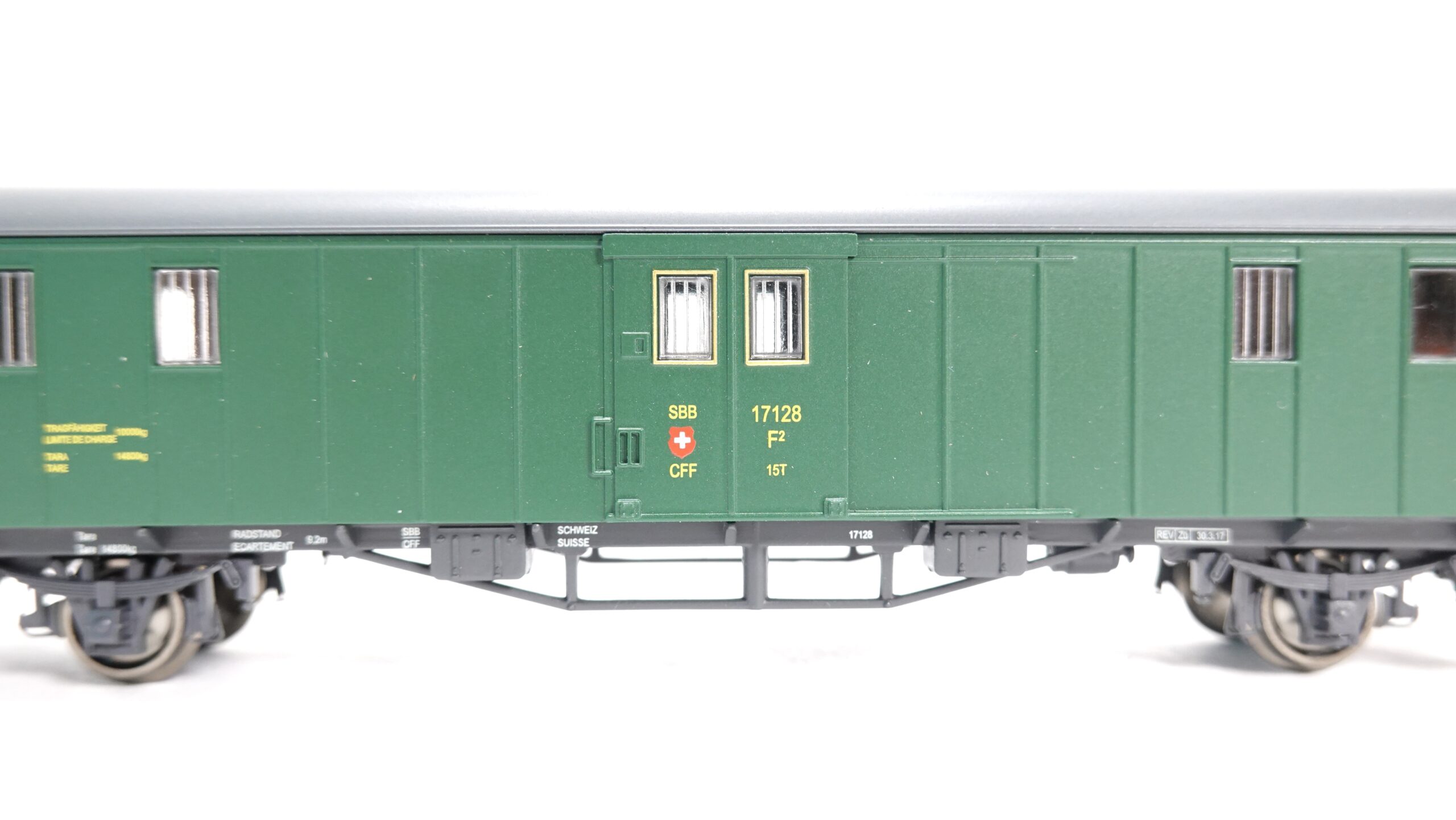Liliput 33490 H0 SBB Gepäckwagen Typ F 2-achsig | 1867 4 Liliput 33490 H0 SBB Gepäckwagen Typ F 2-achsig | 1867 – Bild 4