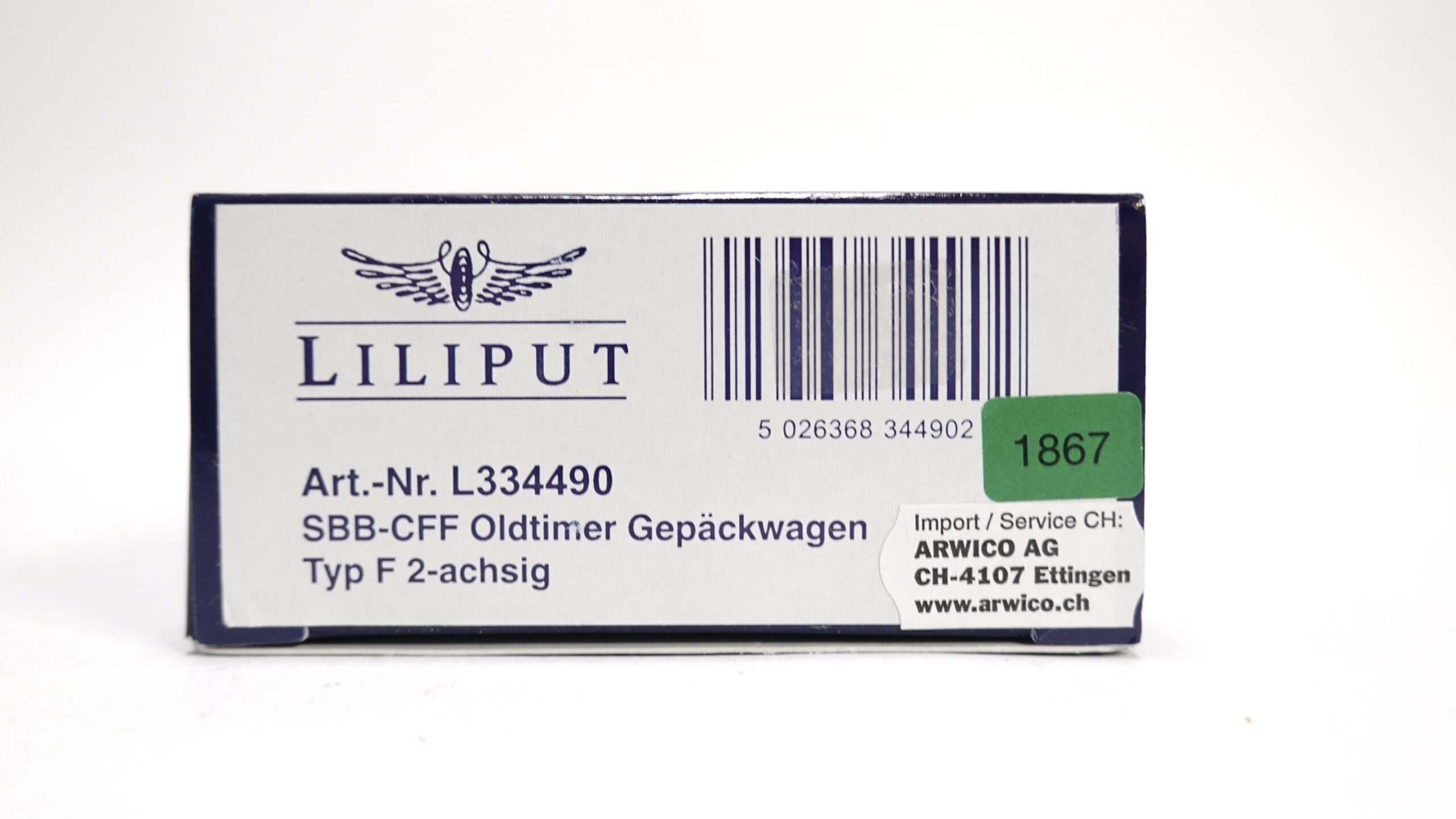 Liliput 33490 H0 SBB Gepäckwagen Typ F 2-achsig | 1867 8 Liliput 33490 H0 SBB Gepäckwagen Typ F 2-achsig | 1867 – Bild 8