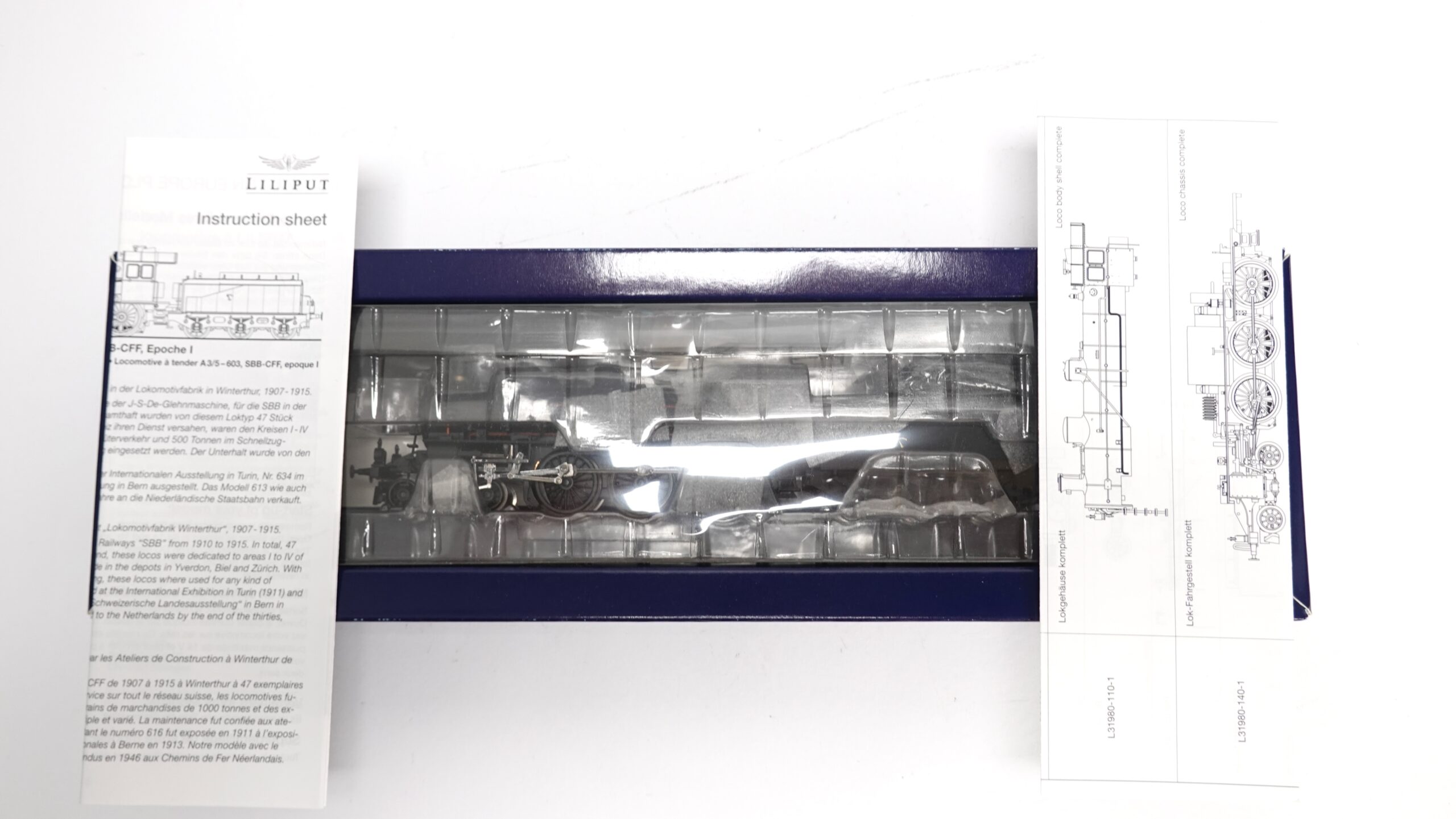 Liliput 131980 H0 SBB Dampflok A 3/5 613 | 1869 11 Liliput 131980 H0 SBB Dampflok A 3/5 613 | 1869 – Bild 11
