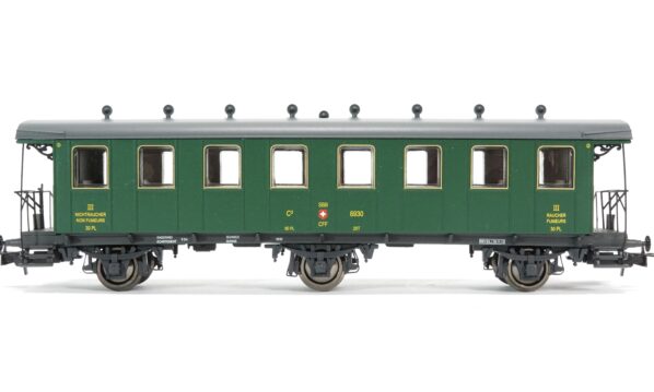 Liliput 334478 H0 SBB Oldtimerwagen Typ C 3-achsig | 1880