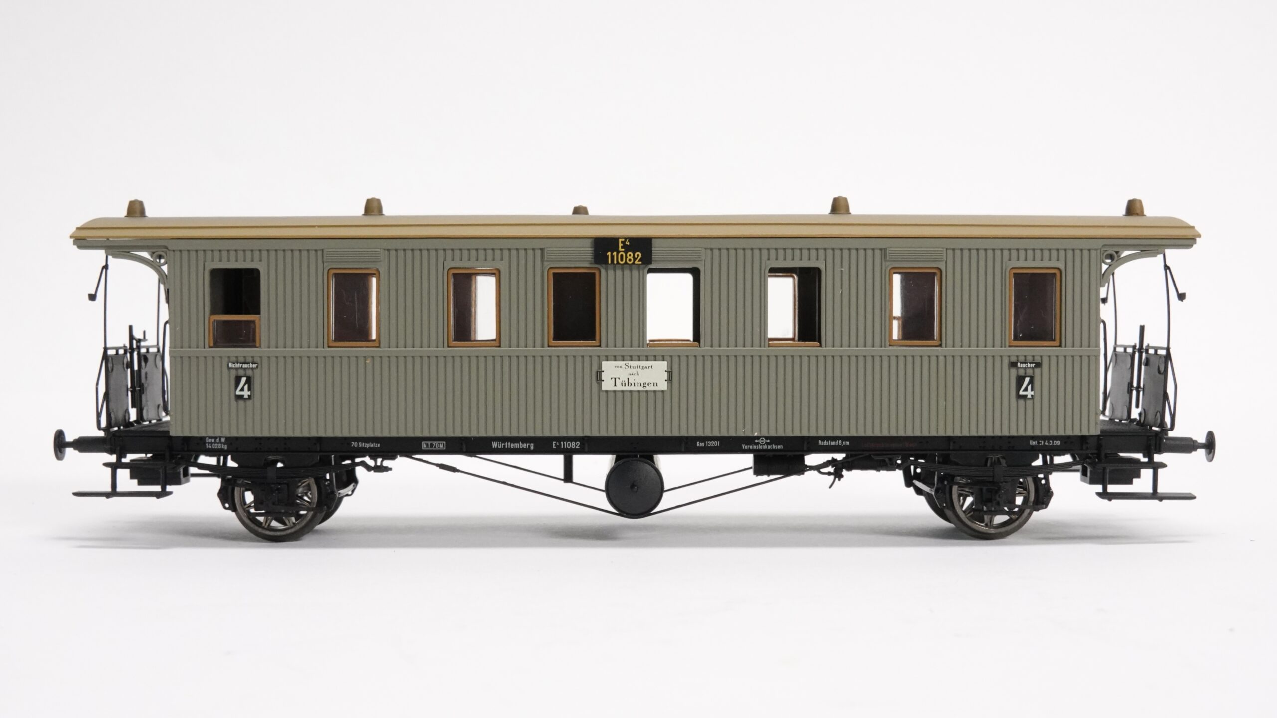 Brawa 2153 H0 K.W.St.E.Personenwagen 4. Kl | 1882 4 Brawa 2153 H0 K.W.St.E.Personenwagen 4. Kl | 1882 – Bild 4
