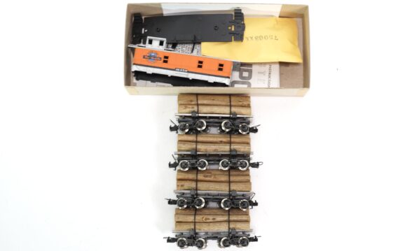 Diverse Set fünf Güterwagen Bastelware USA | A0072