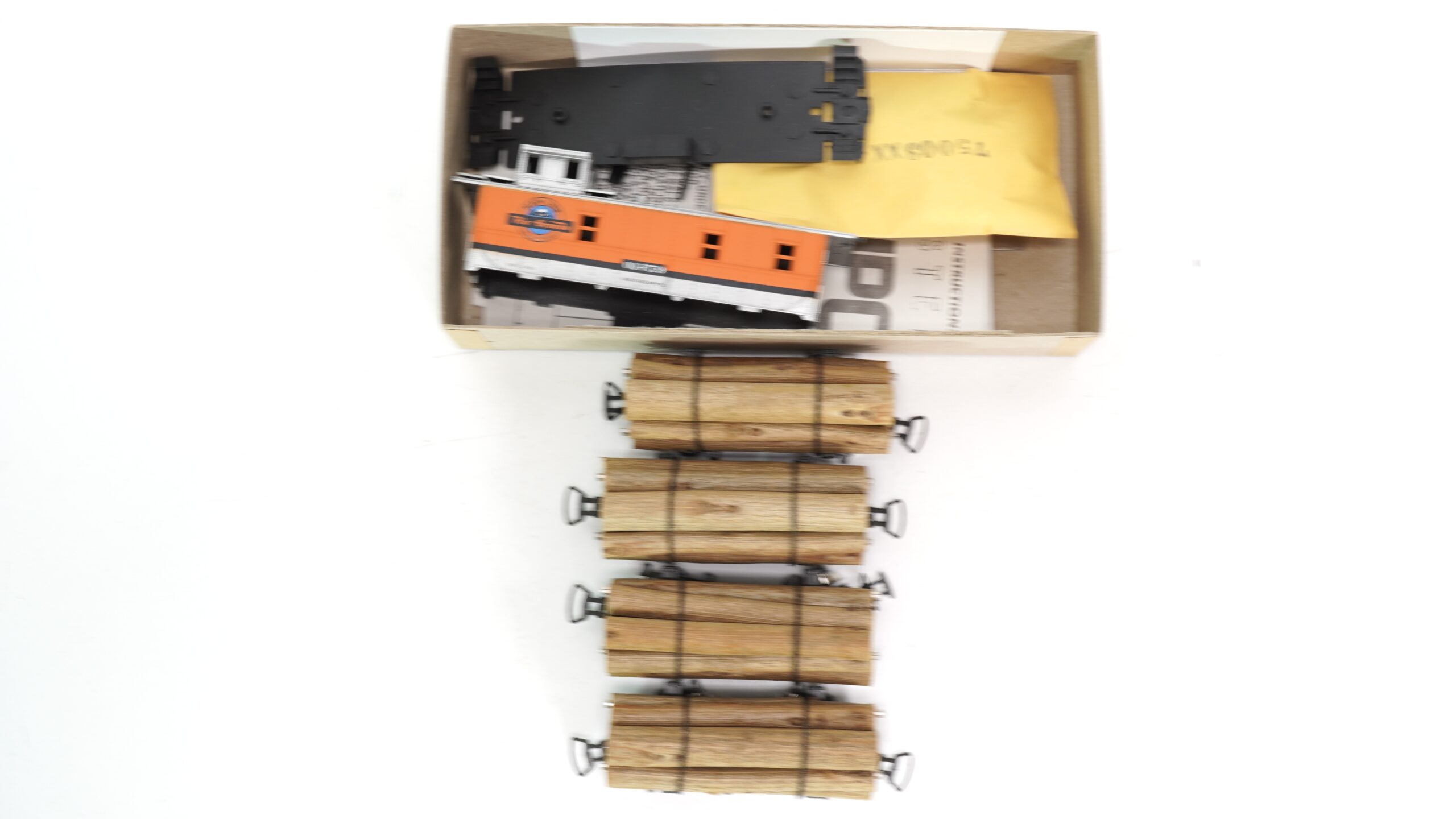 Diverse Set fünf Güterwagen Bastelware USA | A0072 8 Diverse Set fünf Güterwagen Bastelware USA | A0072 – Bild 8