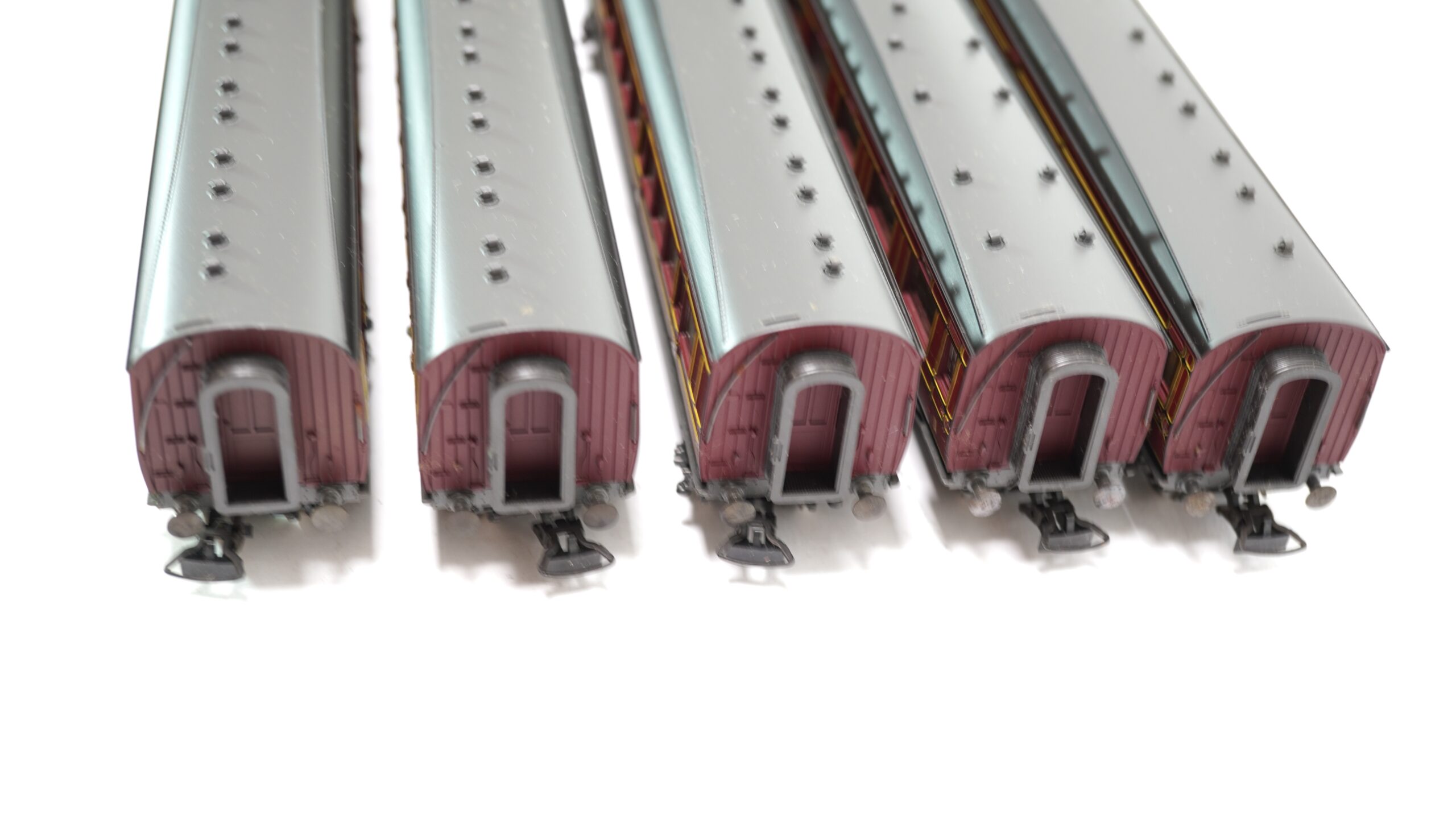 Rivarossi Set fünf Personenwagen LMS | A0074 1 Rivarossi Set fünf Personenwagen LMS | A0074