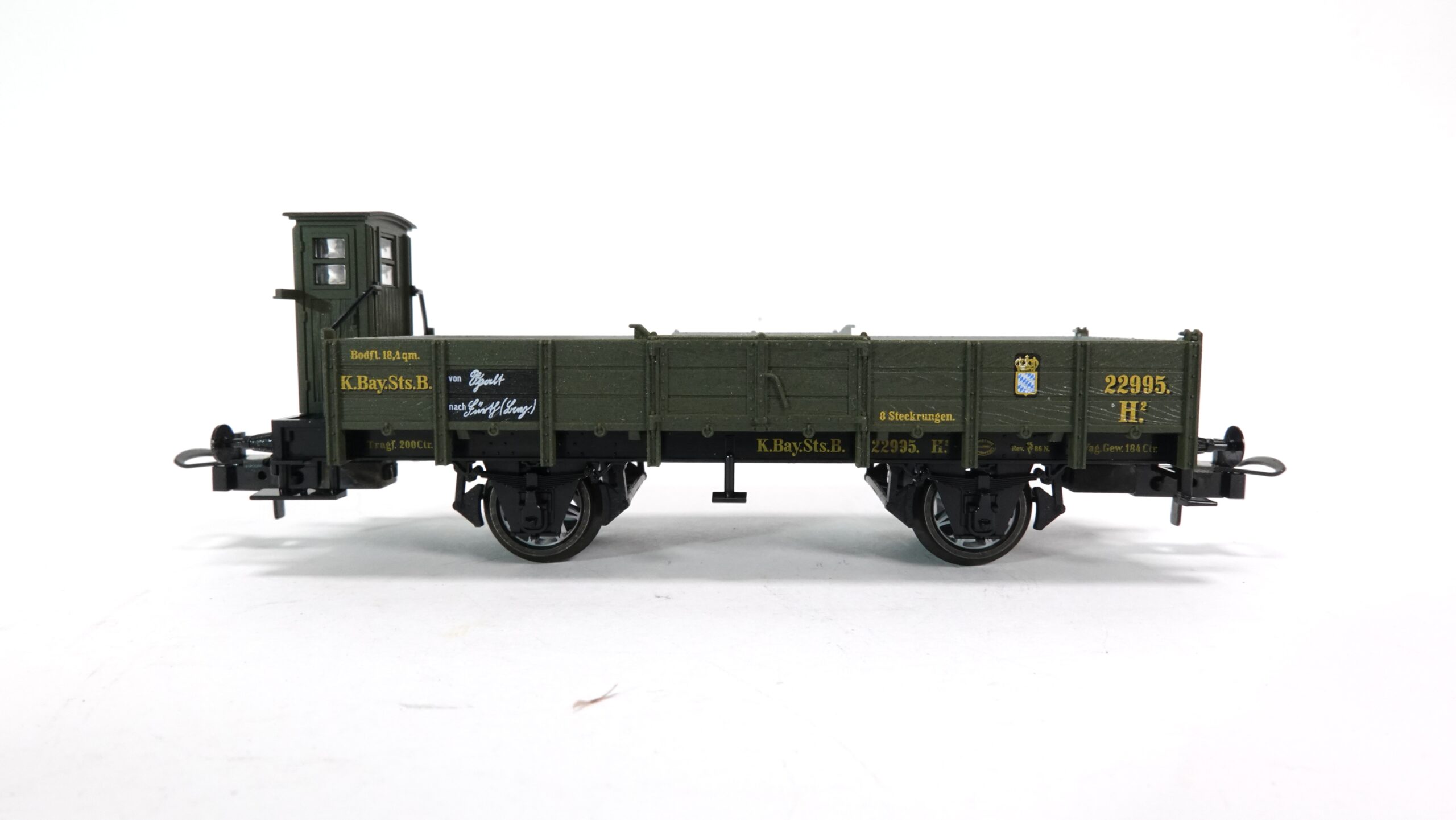 Trix 23568 H0 K.Bay.Sts.B Niederbordwagen | 1892 1 Trix 23568 H0 K.Bay.Sts.B Niederbordwagen | 1892