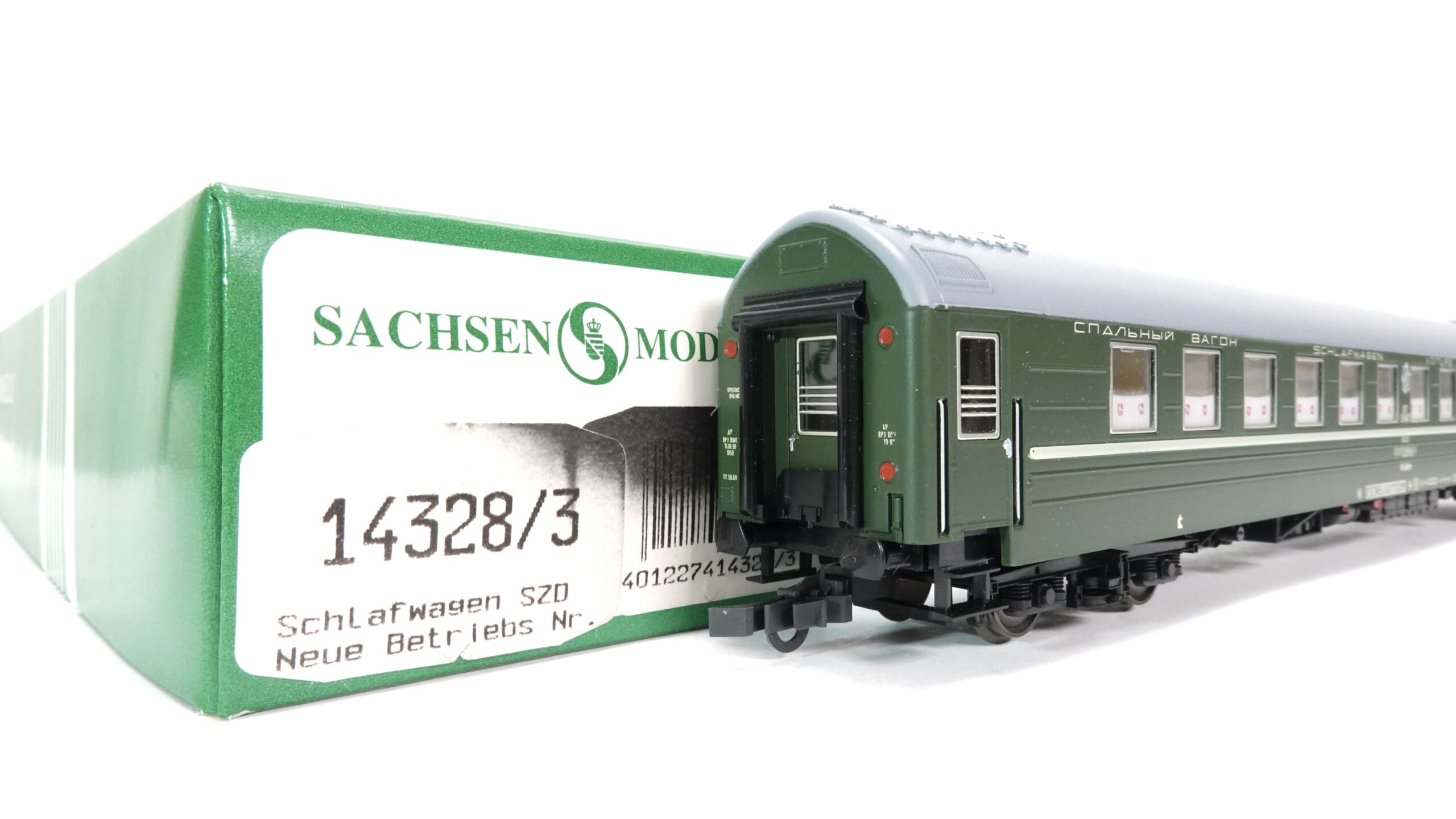 Sachsenmodelle 14328/3 H0 SZD Schlafwagen | 1903 2 Sachsenmodelle 14328/3 H0 SZD Schlafwagen | 1903 – Bild 2