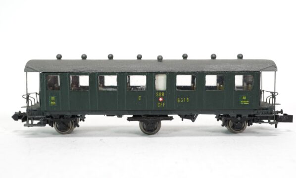 WSM N SBB Personenwagen dreiachsig 6318 | A0080