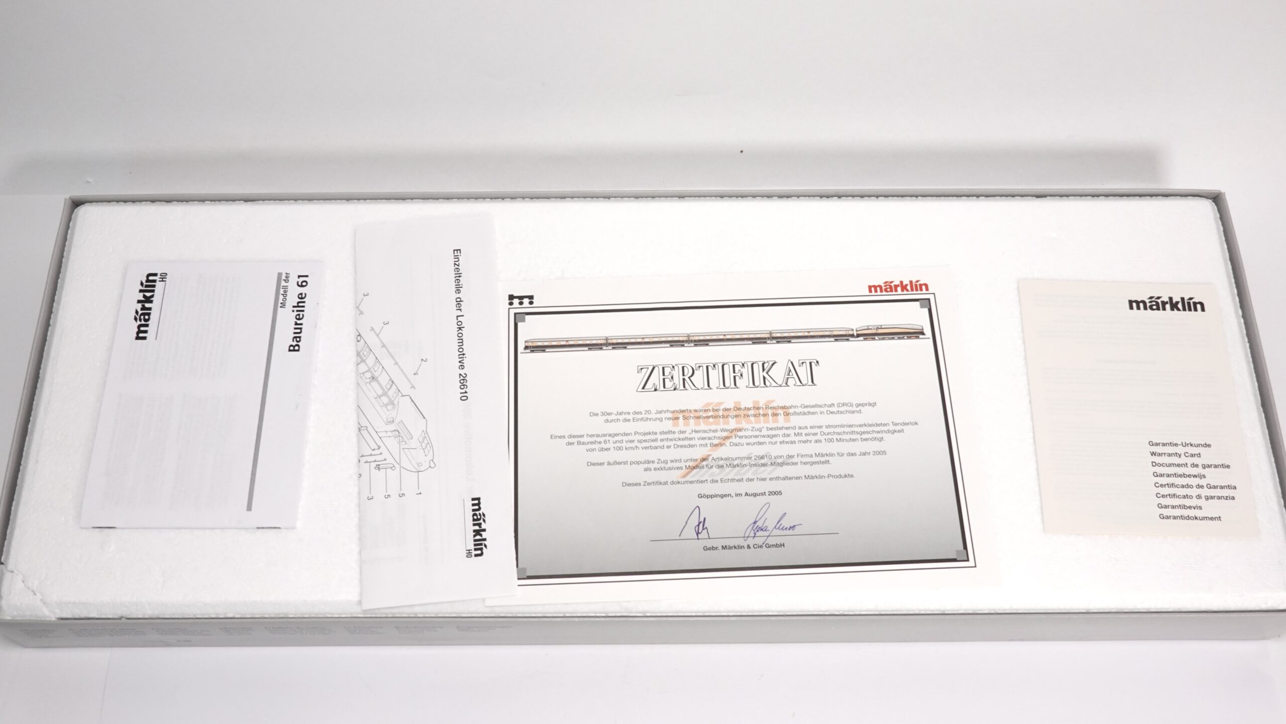 Märklin 26610 H0 DRG Henschel Wegmann Zug | A0017 36 Märklin 26610 H0 DRG Henschel Wegmann Zug | A0017 – Bild 36