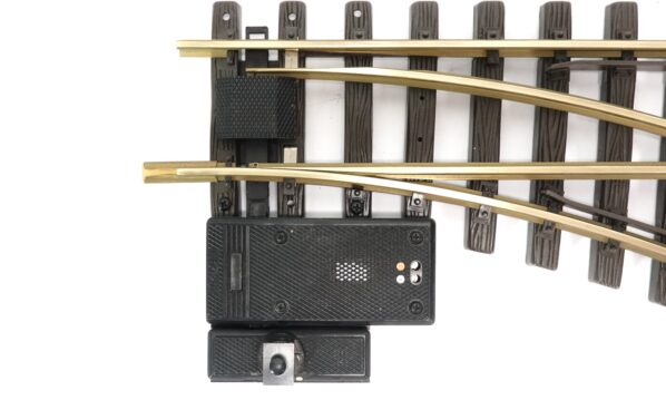 LGB 12050 elektrische Weiche rechts mit Laterne