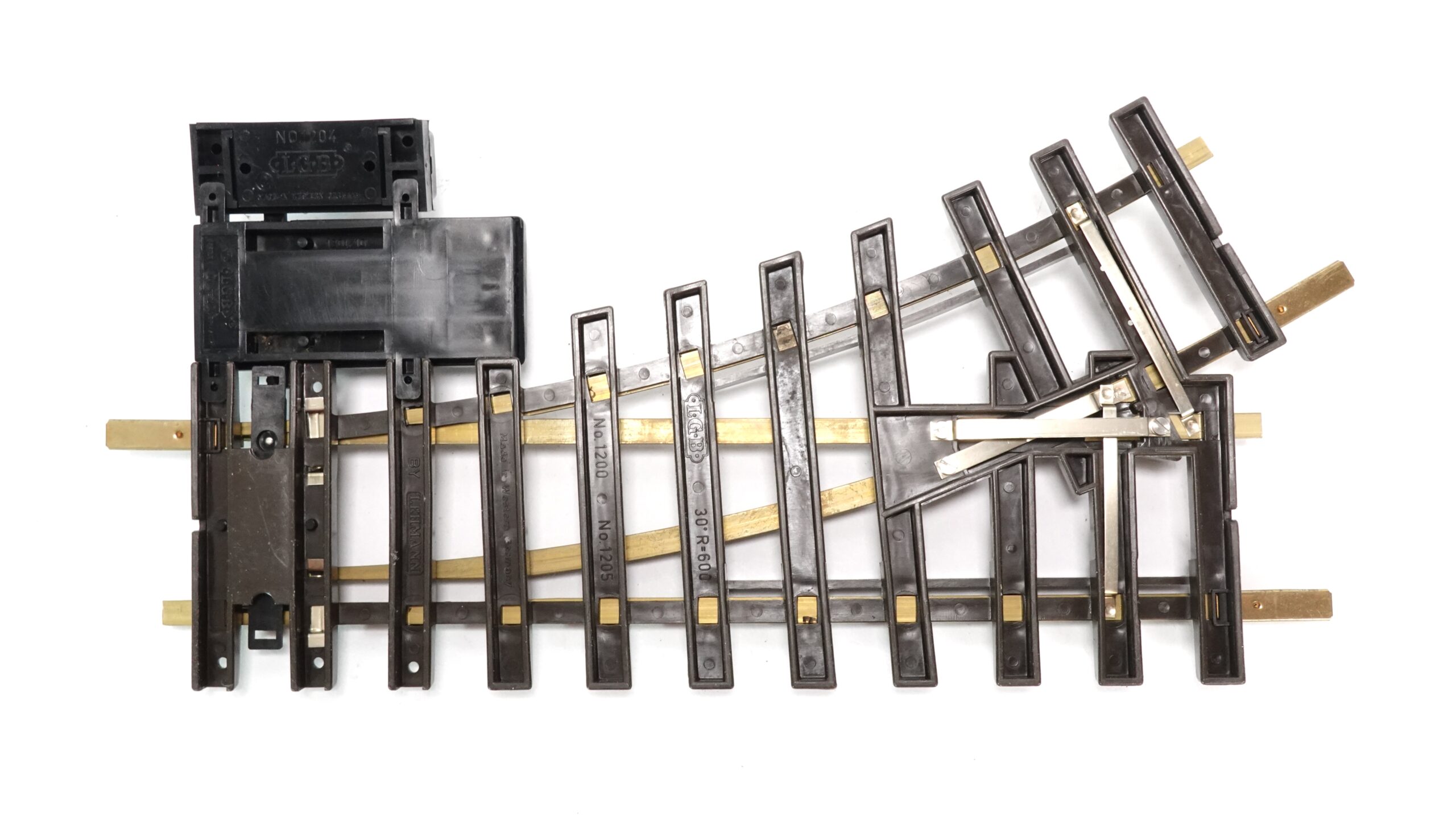 LGB 12050 elektrische Weiche rechts mit Laterne 6 LGB 12050 elektrische Weiche rechts mit Laterne – Bild 6