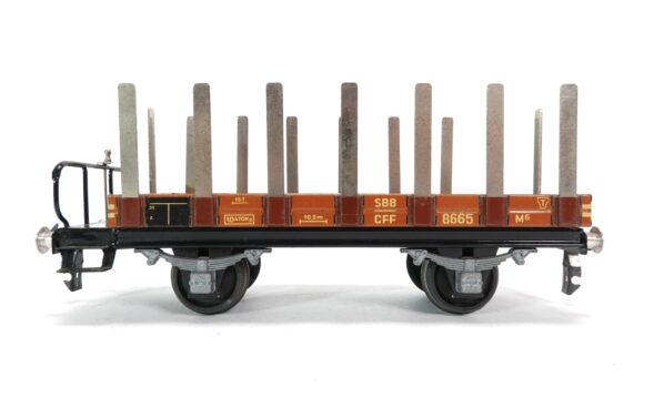 Buco 8665 0 SBB Niederbordwagen M6 braun | A0061